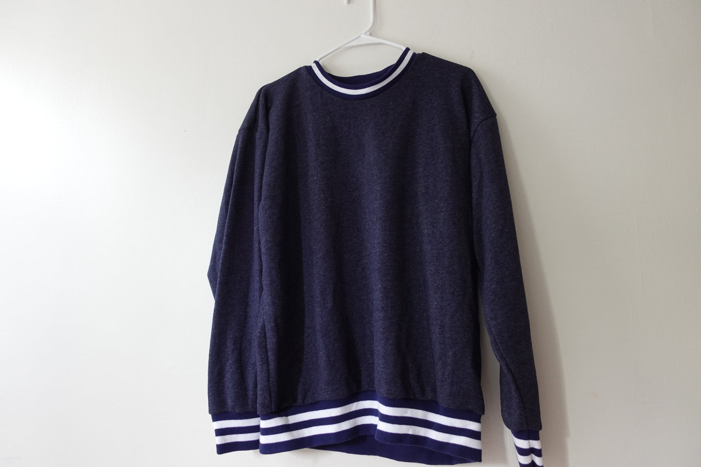 Camp Cherry Varsity Crewneck Navy