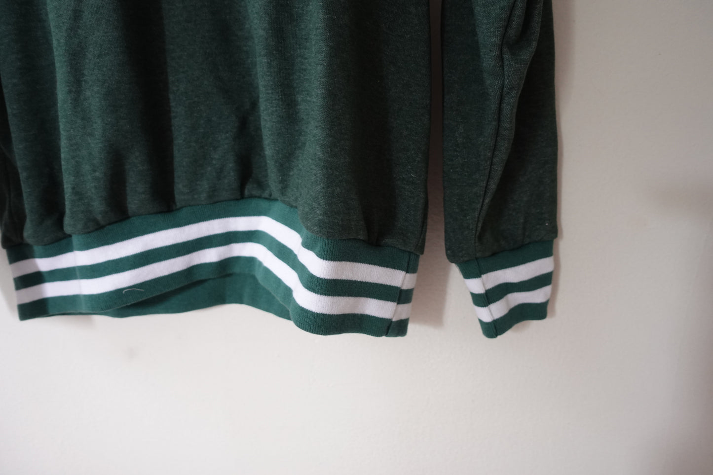 Camp Cherry Varsity Crewneck Forest Green