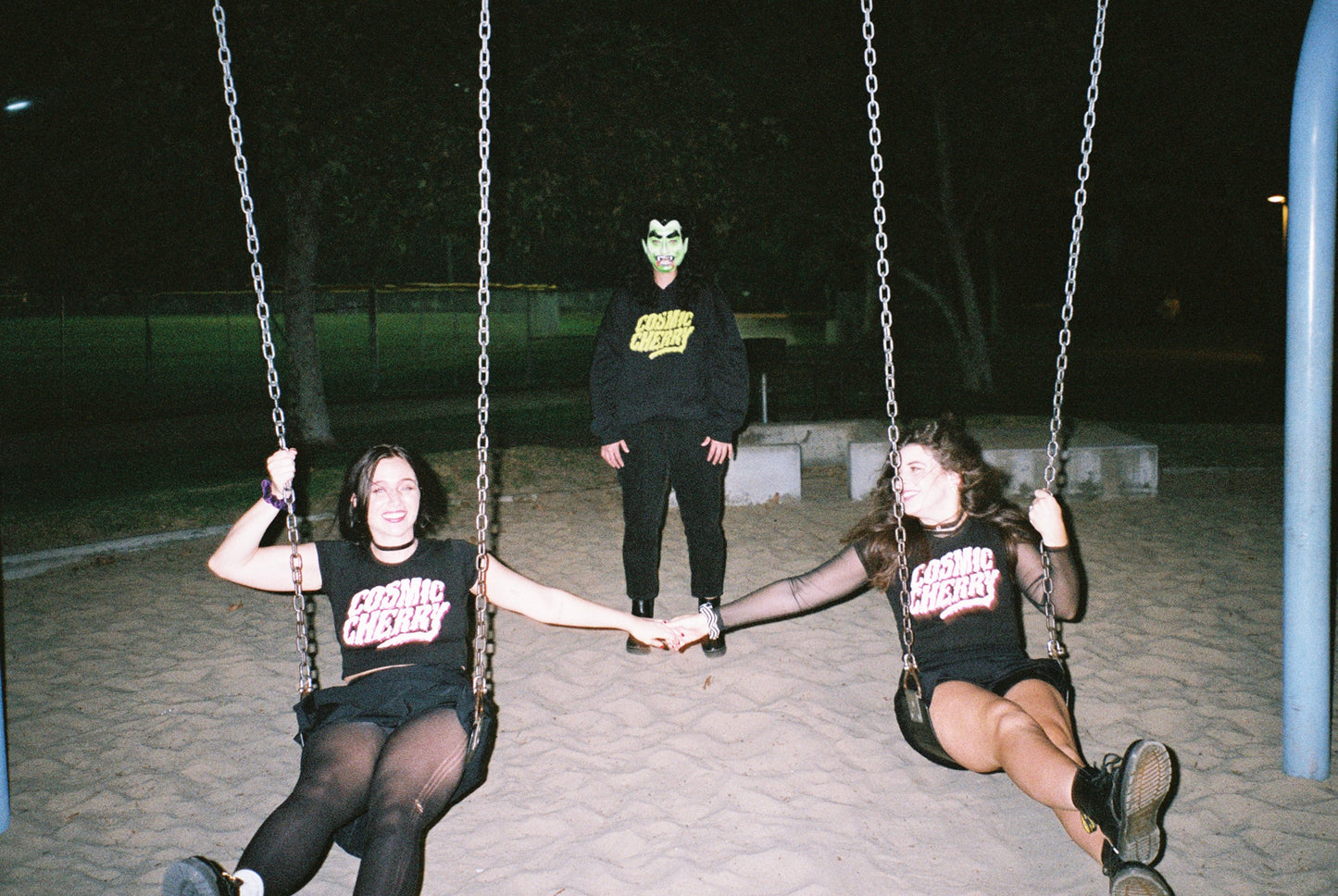 90s halloween // "You give me goosebumps"  baby tee